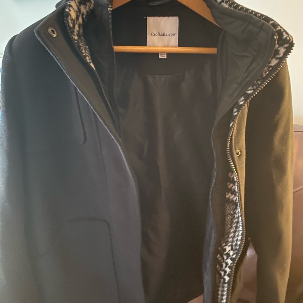 Barely worn Croft and Barrow Jacket with Hood